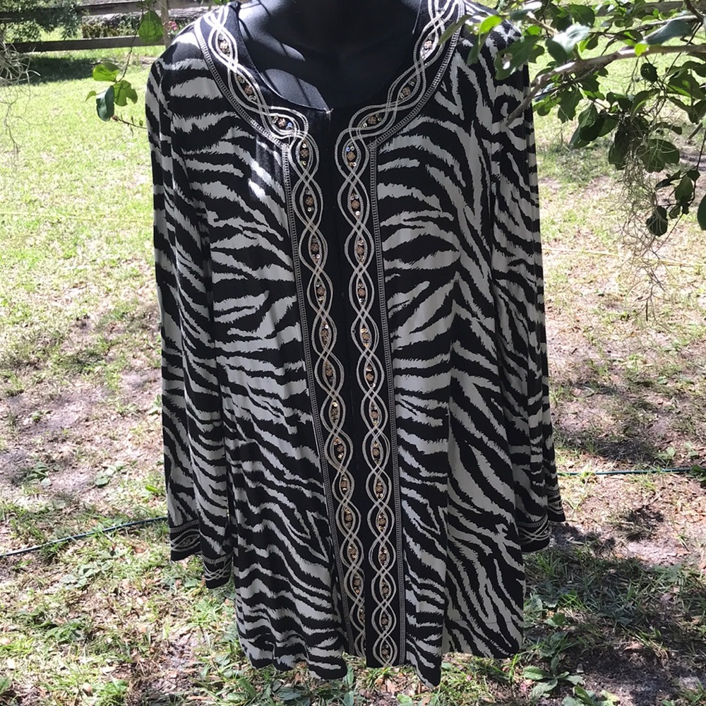 Kady B Designer Sequin Embellished Kaftan
